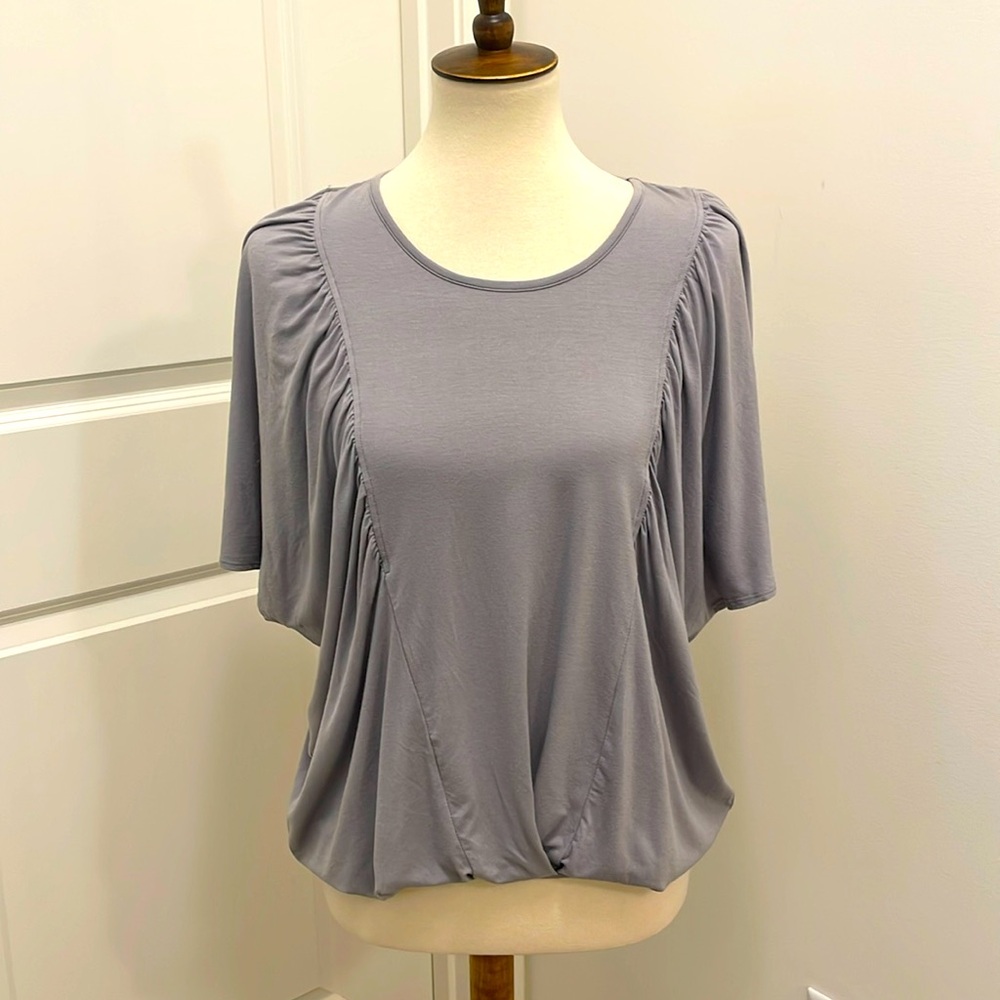 bebe Sheer Back Top